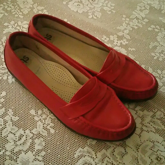 sas shoes red